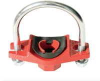 Хомут резьбовой седёлка с U-образной скобой