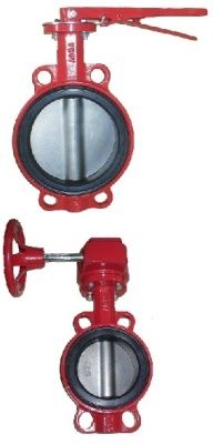 Затвор поворотный дисковый ABRA-BUV-VF866D Ру10/16 с рукояткой или редуктором В Краснокамске