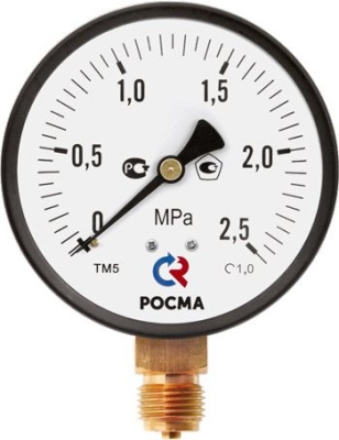 Манометр, Тип ТМ серия 10, общетехнический, с повышенным классом точности, Росма В Краснокамске
