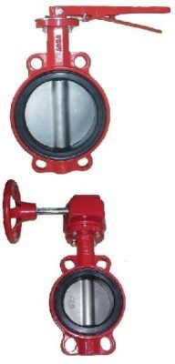 Затвор поворотный дисковый ABRA-BUV-VF866D Ру10/16 с рукояткой или редуктором В Краснокамске